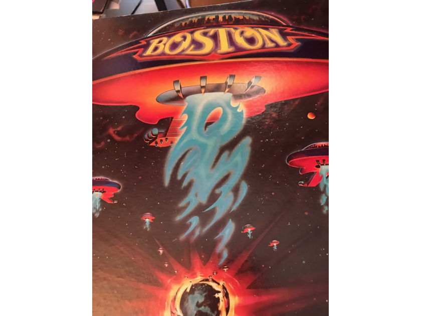 Boston self titled LP by Boston vinyl 1976 Boston self titled LP by Boston vinyl 1976