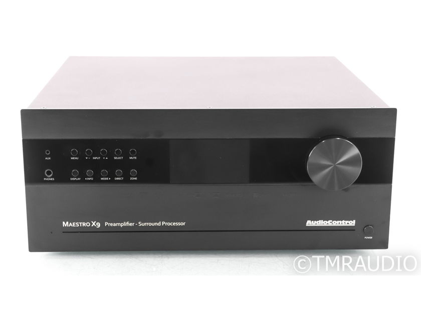 AudioControl Maestro X9 9.1.6 Channel Home Theater Processor; Remote; Black; X-9 (44106)