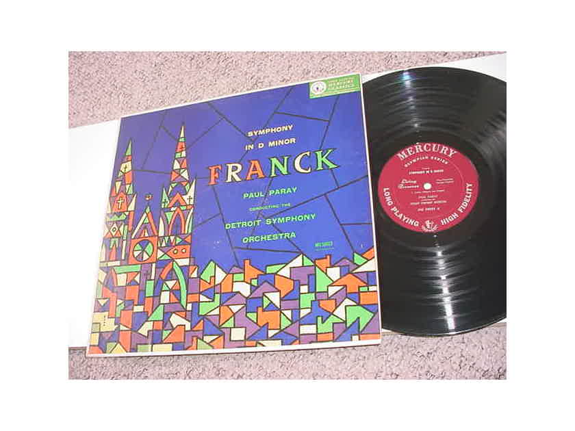 Mercury classics high fidelity Olympian MG 50023 - LP RECORD CLASSICAL Franck symphony in D Minor Paul Paray LIVING PRESENCE