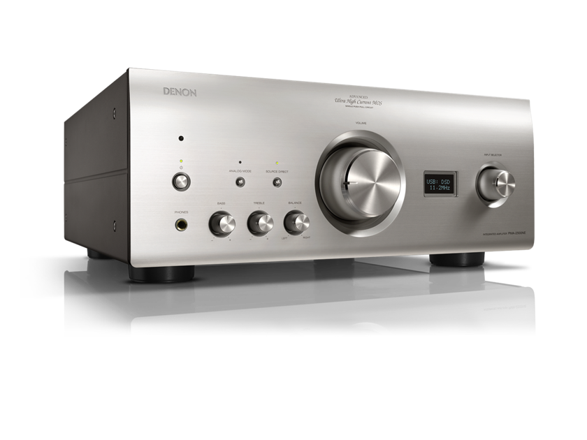 Denon  PMA-2500NE High Current Integrated with discrete phono, DAC, and headphone amps