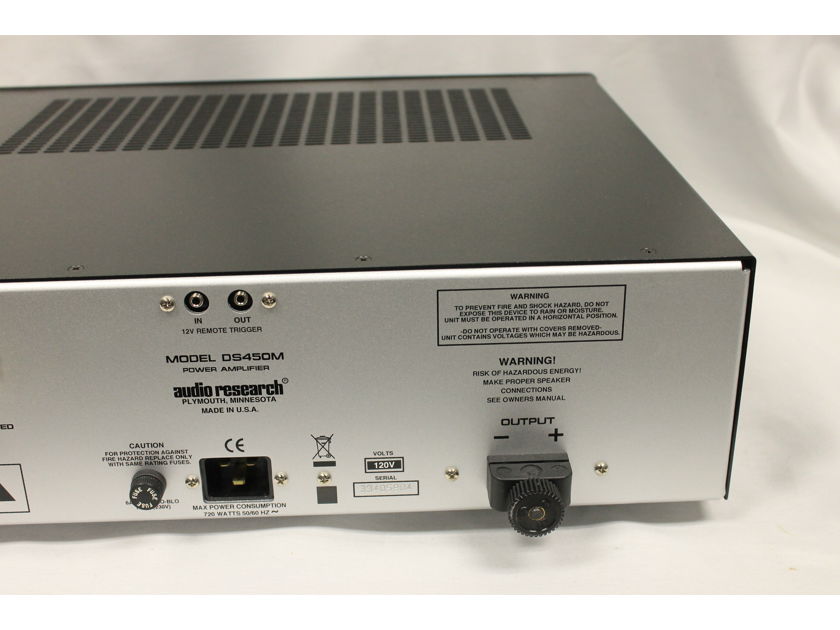 PENDING SALE Audio Research DS-450M, Single Monoblock Amplifier in Black