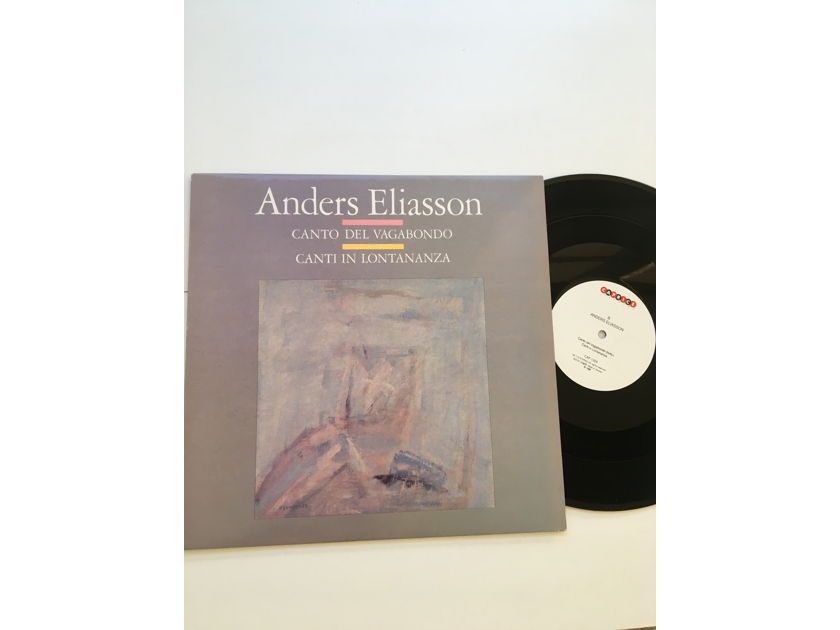Anders Eliasson Lp Record  Canto Del Vegabondo Canti In Lontananza 1988 Sweden