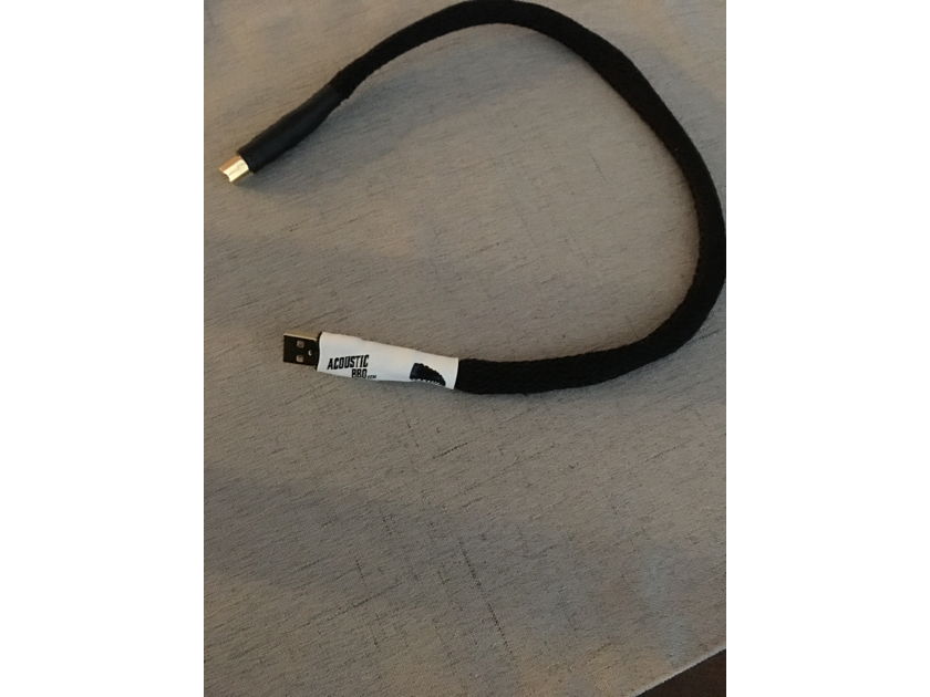 Acoustic BBQ Custom USB cable - pure silver  & Duelund conductors