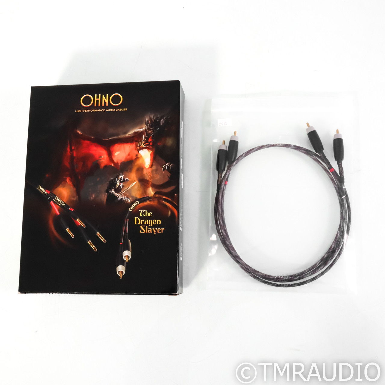 Audience OHNO RCA Cables; 1m Pair Interconnects (69753) 4