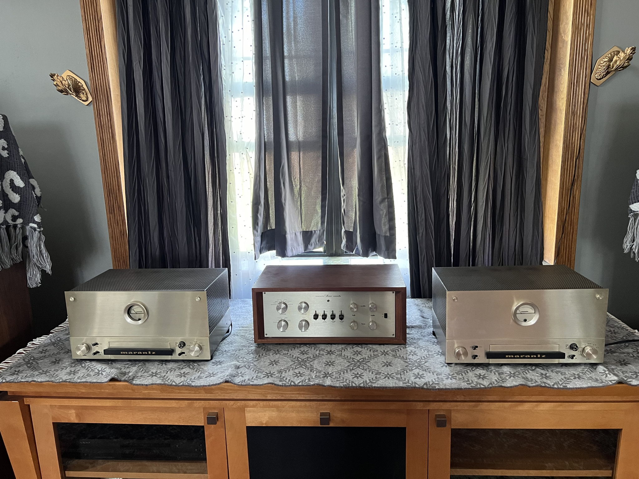 Marantz 7C preamp and Marantz 9 mono blocks 2