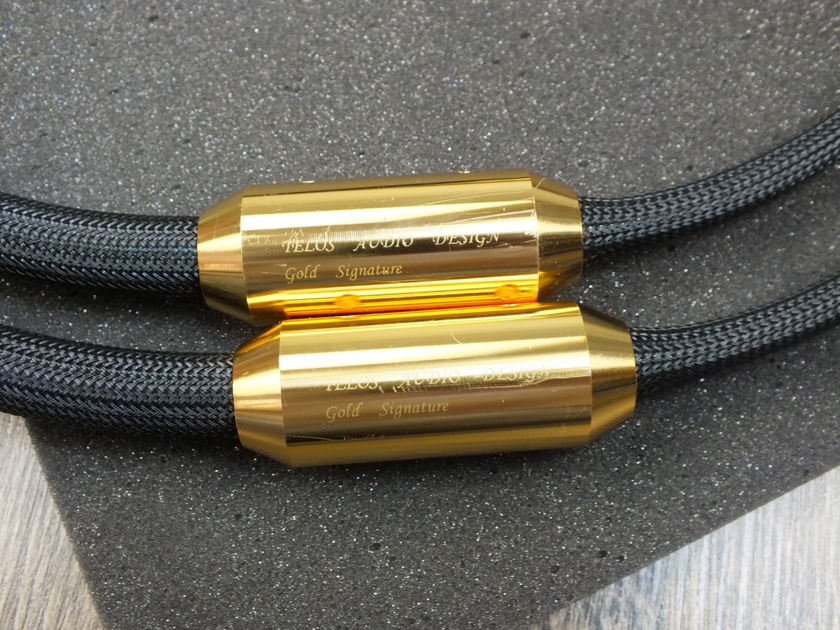 Telos Audio Design Gold Reference Signature interconnects 1,0 metre