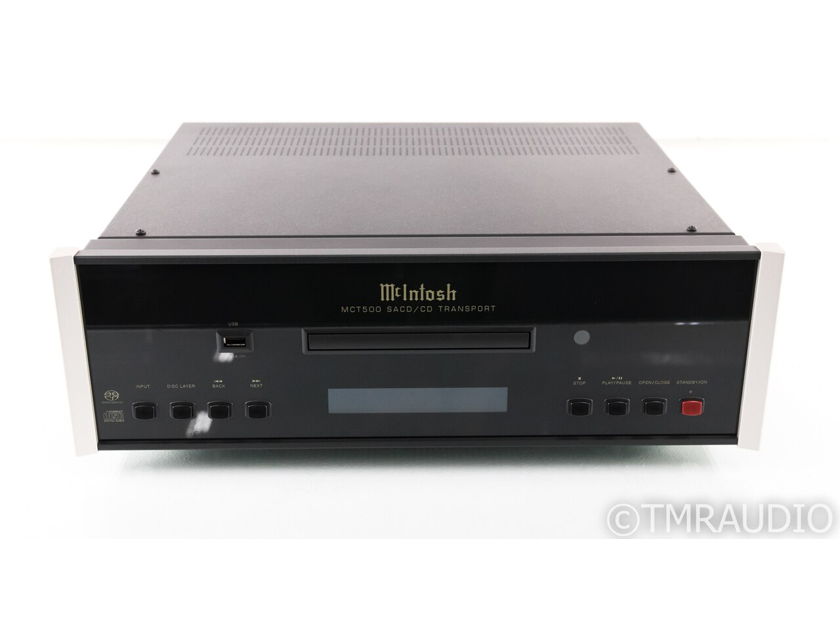 McIntosh MCT500 SACD / CD Transport; MCT-500; Remote; Low Hours (26742)