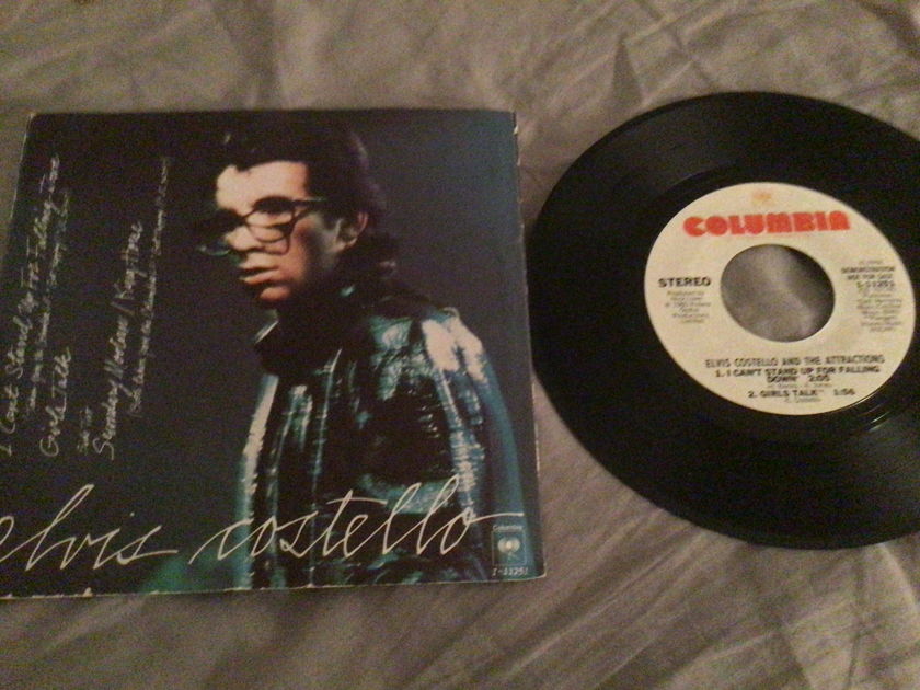 Elvis Costello Promo 4 Track EP With Picture Sleeve I Can’t Stand Up For Falling Down + 3 Tracks
