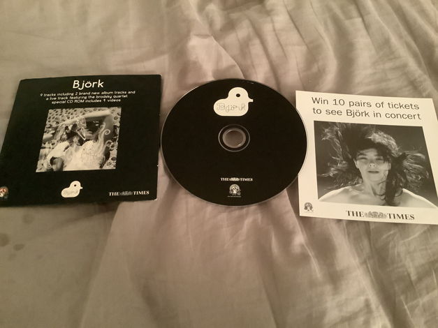 Bjork Promo CD The Times 9 Tracks & CD Rom The Times 9 ...