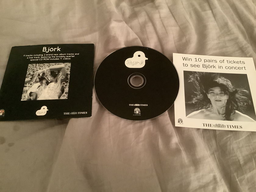 Bjork Promo CD The Times 9 Tracks & CD Rom The Times 9 Tracks & CD Rom