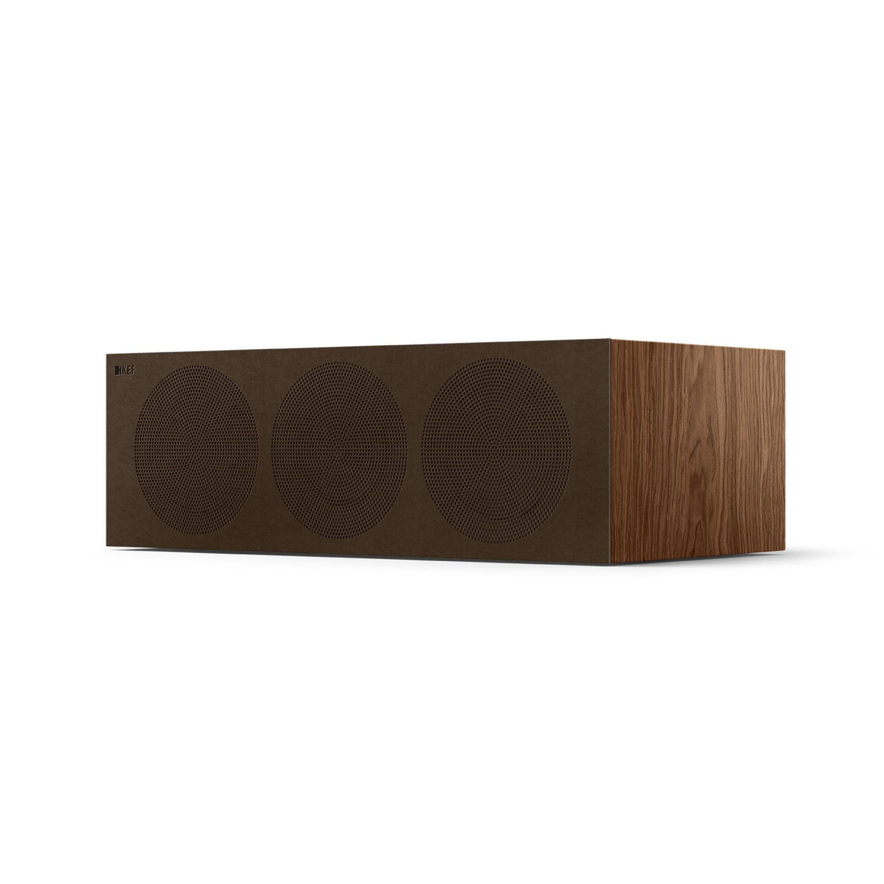 KEF R6 Meta HiFi Center Channel Speaker (Walnut) 3