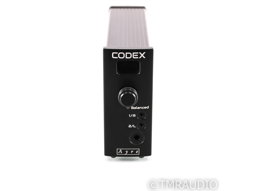 Ayre Codex DAC / Headphone Amplifier; USB; D/A Converter (28455)