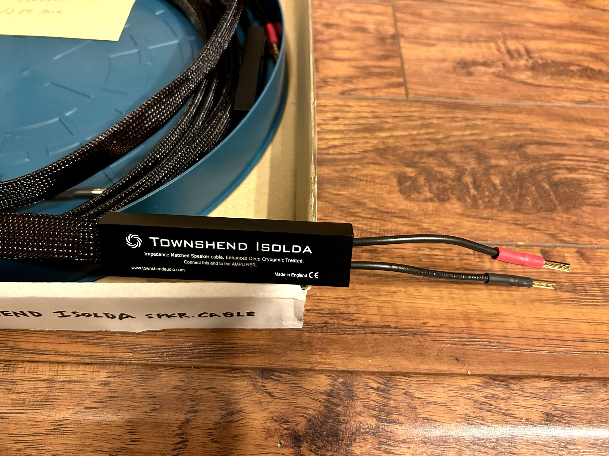 Townshend Audio DCT Isolda Speaker Cables--12 foot Pair 4