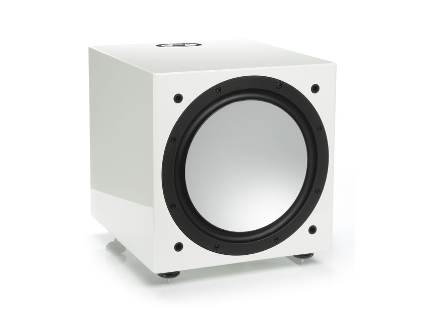 Monitor Audio Silver W12 Subwoofer (White Gloss): NEW-In-Box; 5 Yr. Warranty; 46% Off; Free Shipping