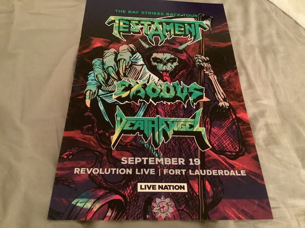 Testament The Bay Strikes Back Tour Revolution Live For...