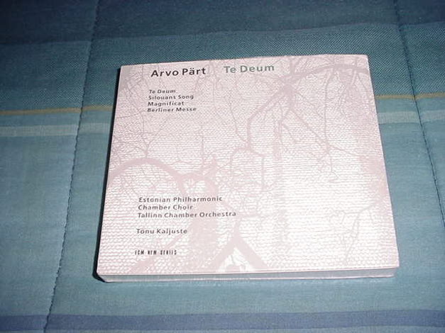 1993 ECM New Series SEALED CD ARVO PART Te Deum Tonu Ka...