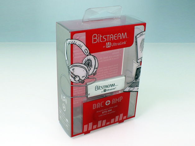 ULTRALINK BITSTREAM BTS-300 Portable DAC/Headphone Amp:...