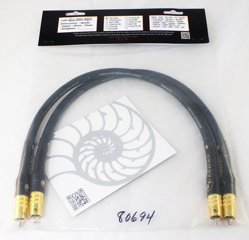 CARDAS Golden Reference Interconnect Cables (RCA): NEW-...