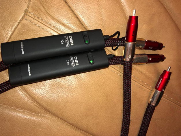 AudioQuest Fire 1 meter pair interconnects with rca's c...