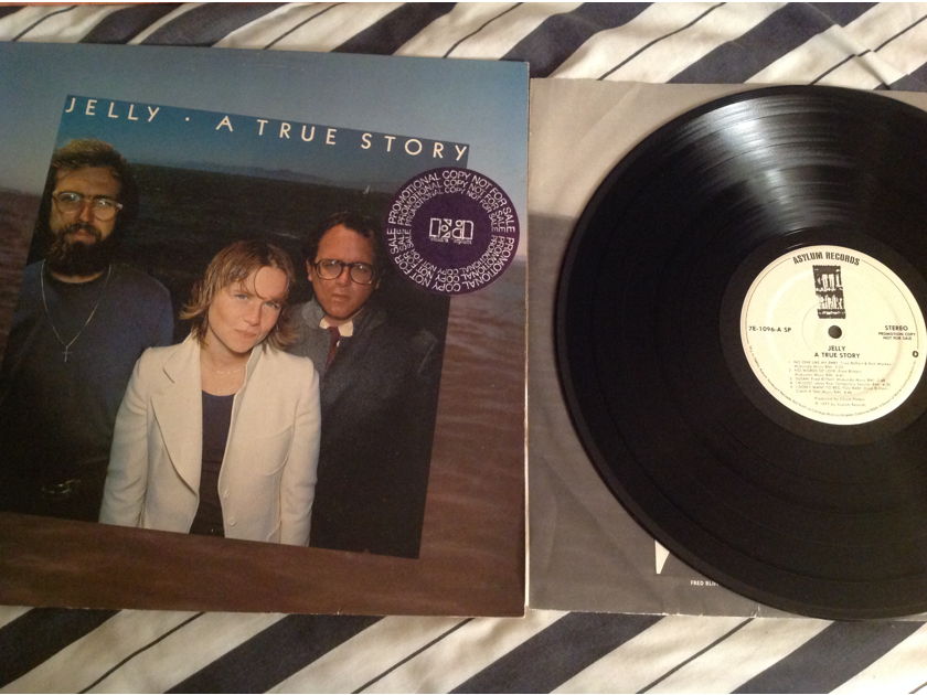 Jelly A True Story Asylum Records White Label Promo LP