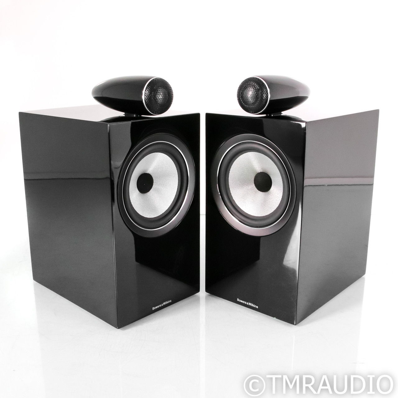 B&W 705 S2 Bookshelf Speakers; Black Pair (67920)