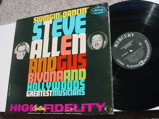 Steve Allen and Gus Bivina lp record swingin & dancin h...