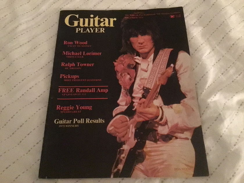 Ron Wood  Guitar Player Magazine December 1975
