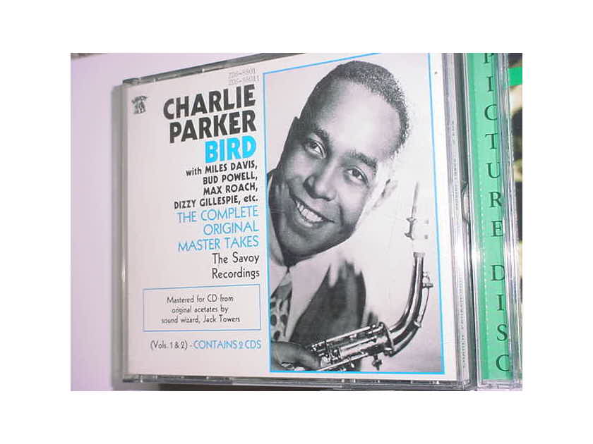 JAZZ Charlie Parker cd lot of 3 cd's includes master takes savoy recordings 2 cd set