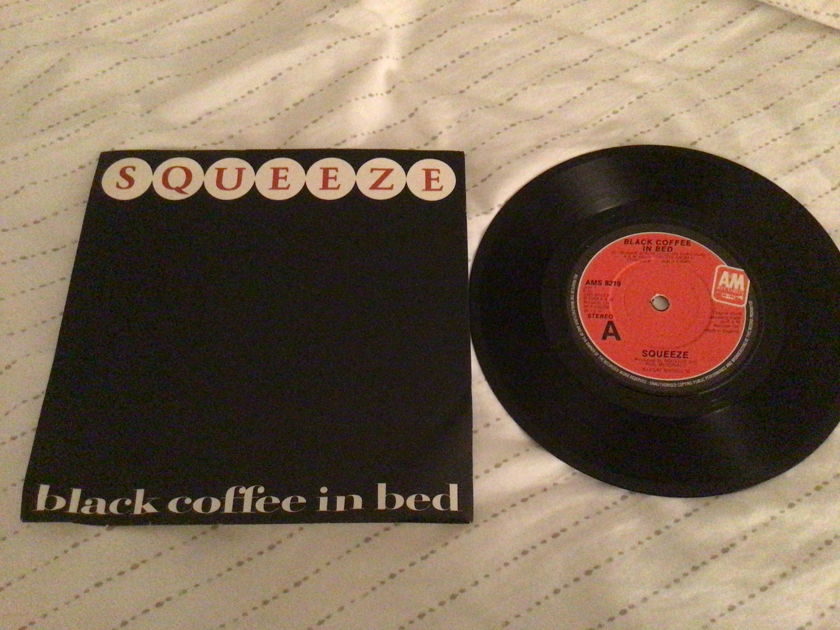 Squeeze UK 45 With Picture Sleeve Vinyl NM  Black Coffee In Bed/The Hunt