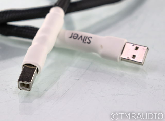 Tellurium Q Silver USB Cable; Single 1.5m Digital Inter...