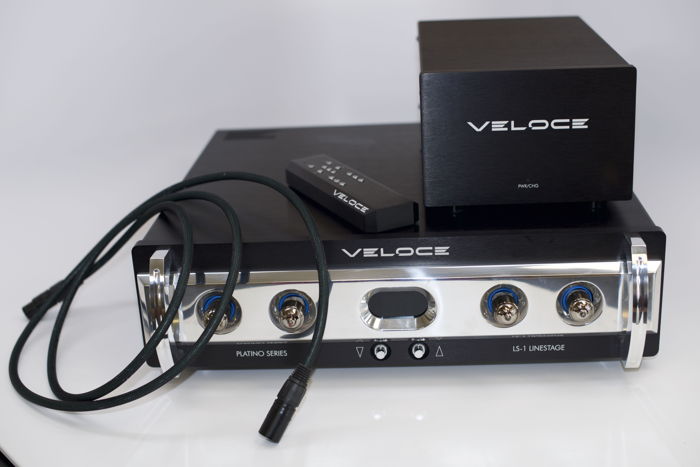 Veloce Audio Line  LS1 Litho all Tube Linestage Battery...