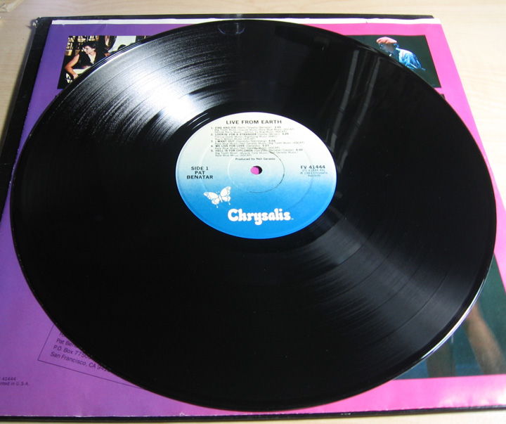 Pat Benatar - Live From Earth 1983 NM- Vinyl LP Chrysal... 4