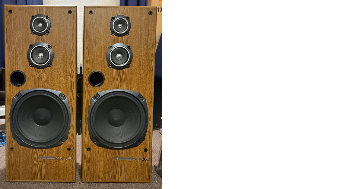Auction Jvc Floor Speakers Vintage Jvc Speakers