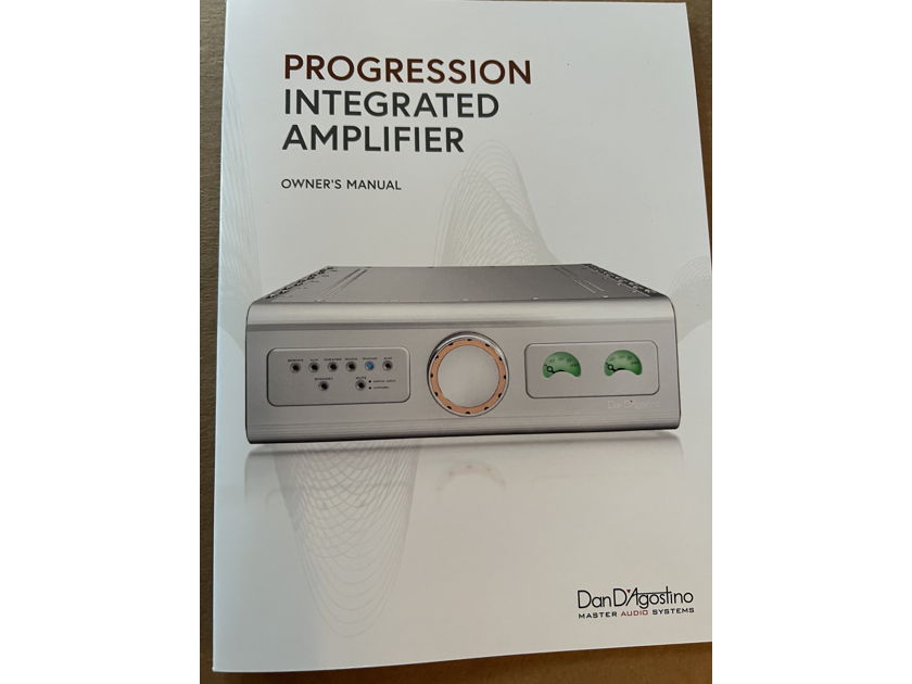 Dan D'Agostino Progression Integrated Amplifier with Phono stage