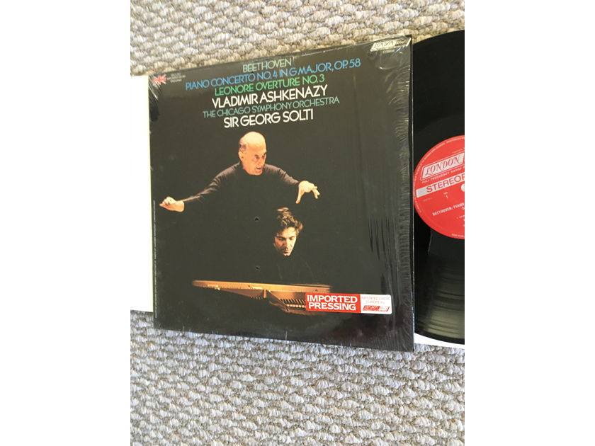 Sir Georg Solti Vladimir Ashkenazy Beethoven  Chicago symphony orchestra lp record London