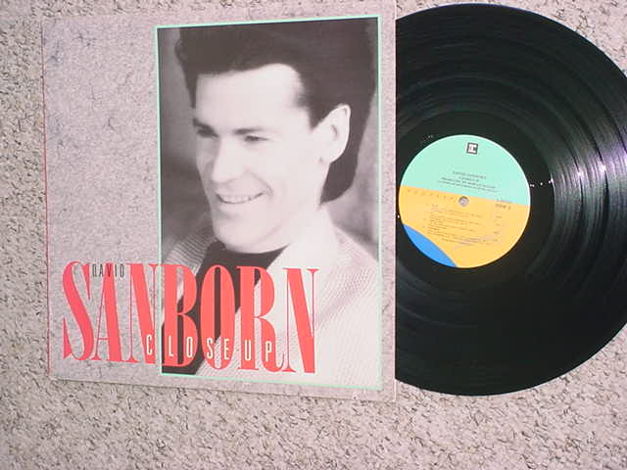 jazz David Sanborn - close up lp record