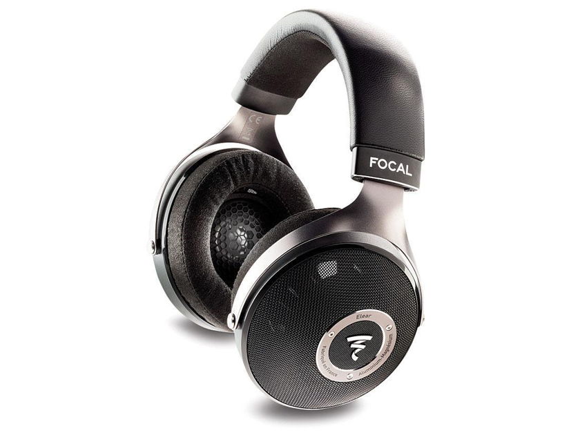Focal Elear Open Back Dynamic Headphones; Black Pair (New) (20440)