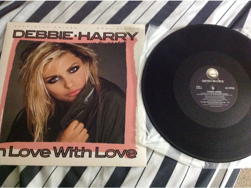 Debbie Harry - In Love With Love Geffen Records 12 Inch 3 Track EP 45 RPM Vinyl NM