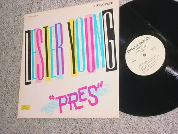 JAZZ Lester Young  - PRES LP Record Charlie Parker reco...