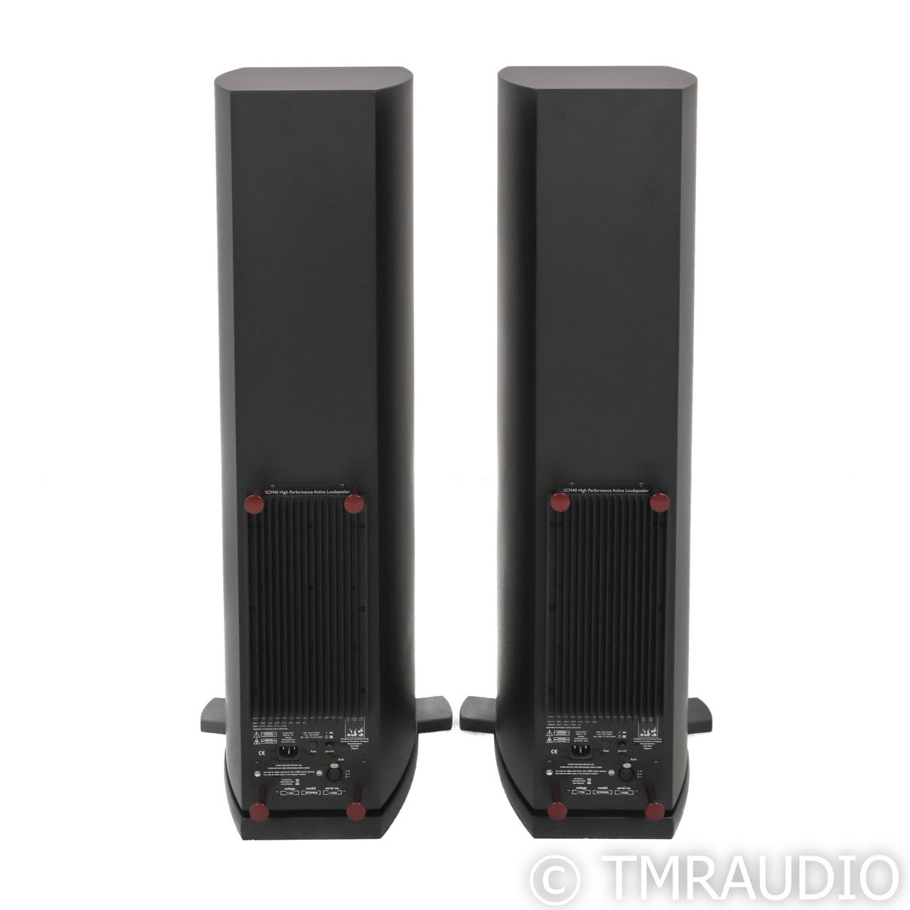 ATC SCM 40A Powered Floorstanding Speakers; Black Ash P... 6