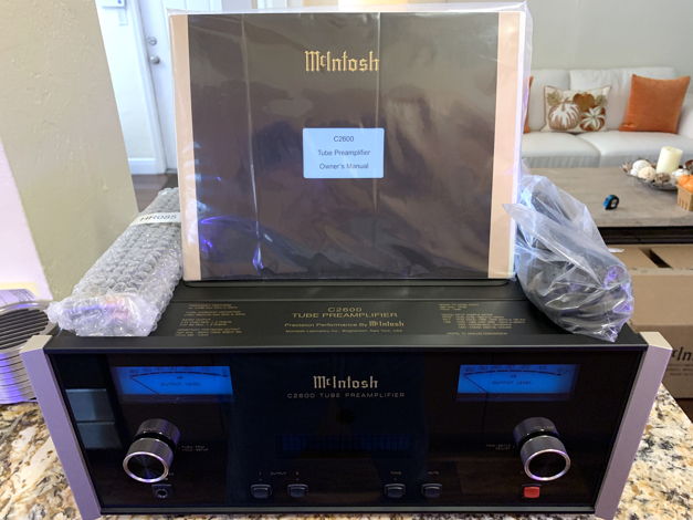 McIntosh C2600 tube preamplifier in like new condition ...