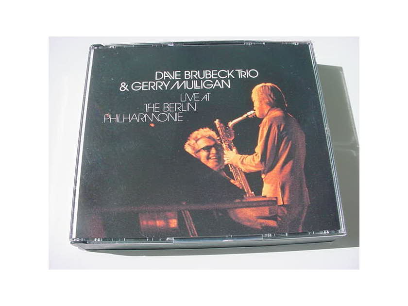 DOUBLE CD SET JAZZ - Dave Brubeck trio & Gerry Mulligan live at the Berlin Philharmonie