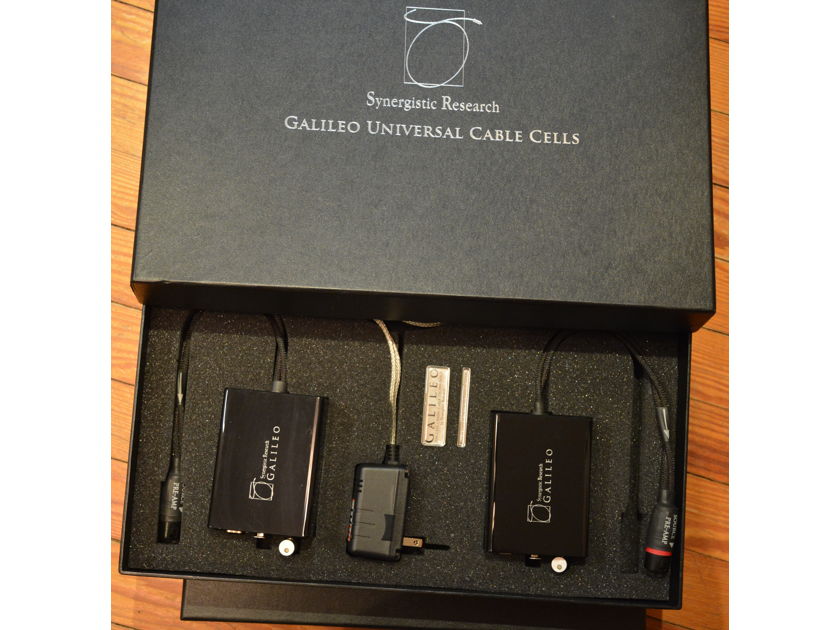 Synergistic Research Galileo Universal Cable Cells Source to Preamp with XLR's