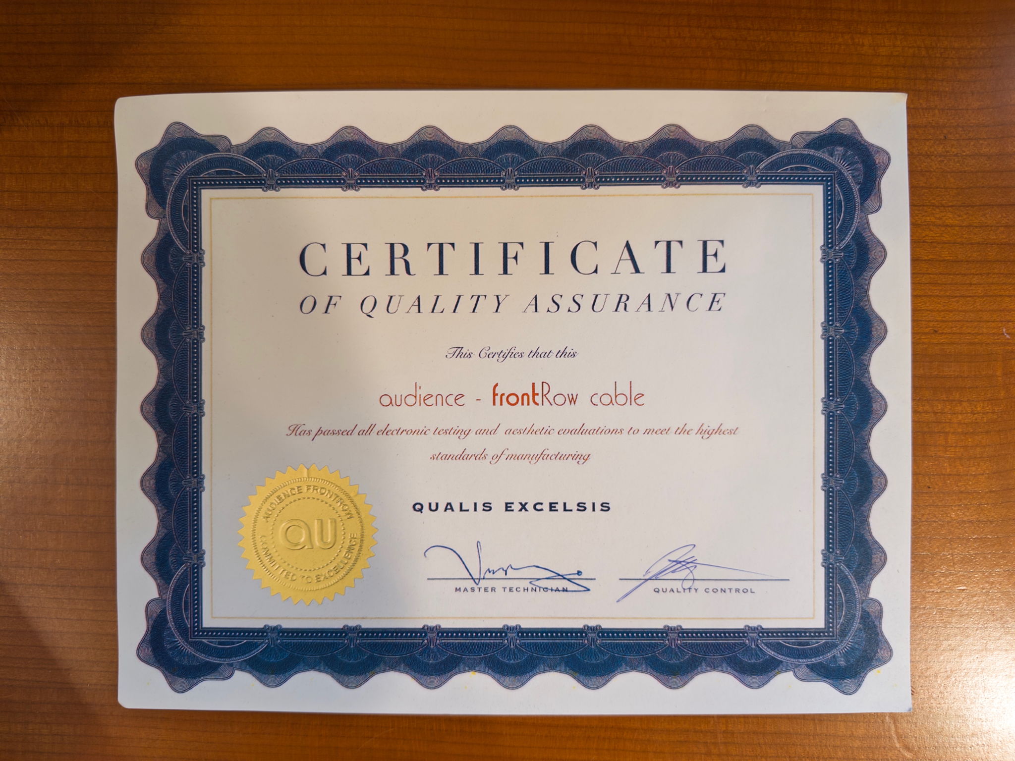 Audience FrontRow MP Power Cable--30 inches 4