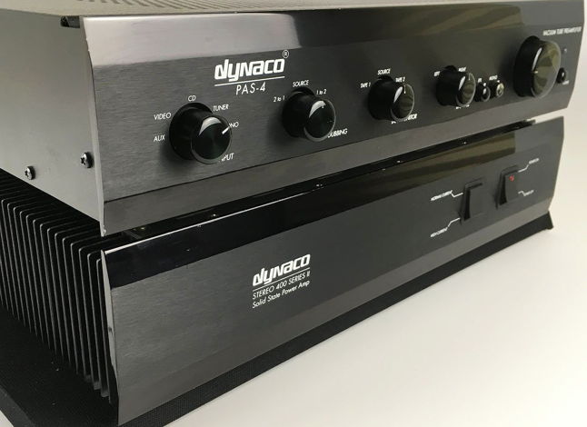 Dynaco PAS-4 Tube Preamp and Stereo 400 Series II Solid...