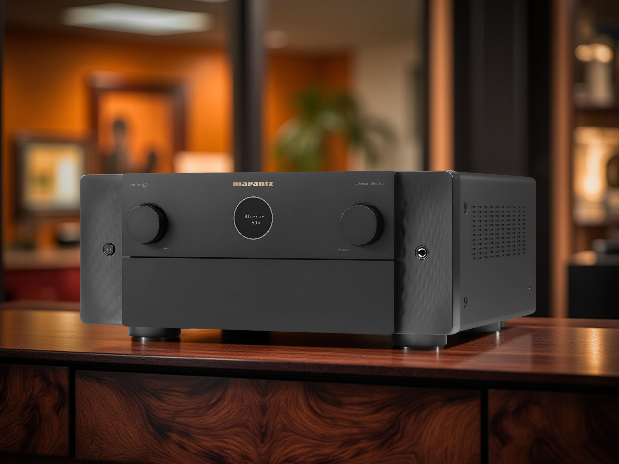 Marantz Cinema 40 A/V Receiver & Music Streamer - Black 3