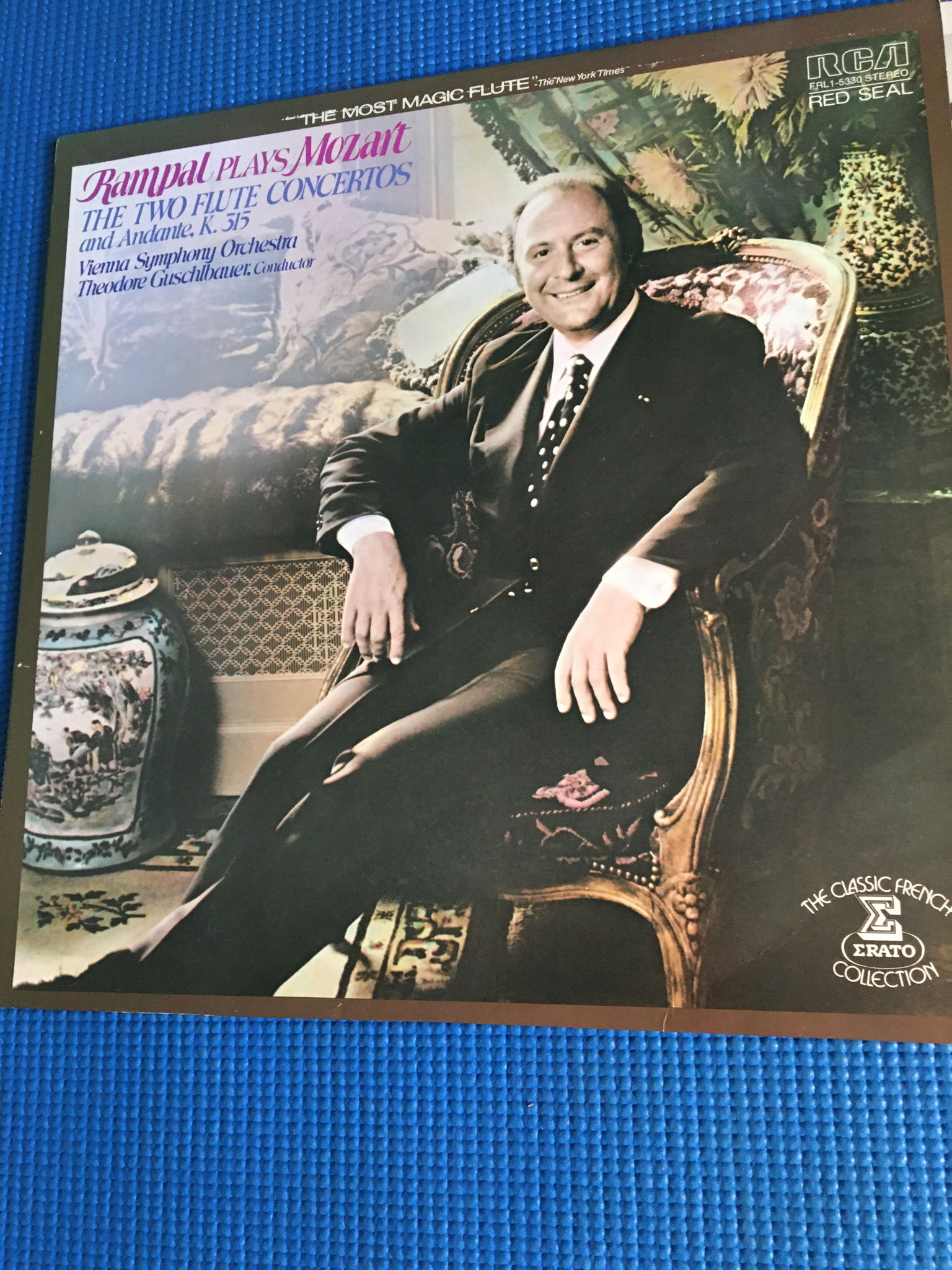 Rampal plays Mozart Lp record  The two flute concertos ...