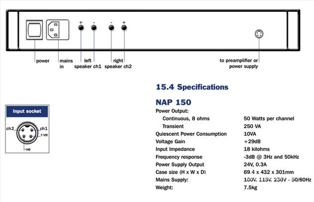 Naim Audio NAP-150 - very nice condition! 6