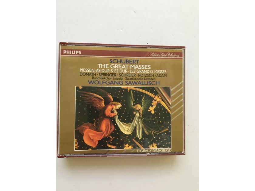 Schubert Wolfgang Sawallisch  The great masses digitally remastered Philips 1990