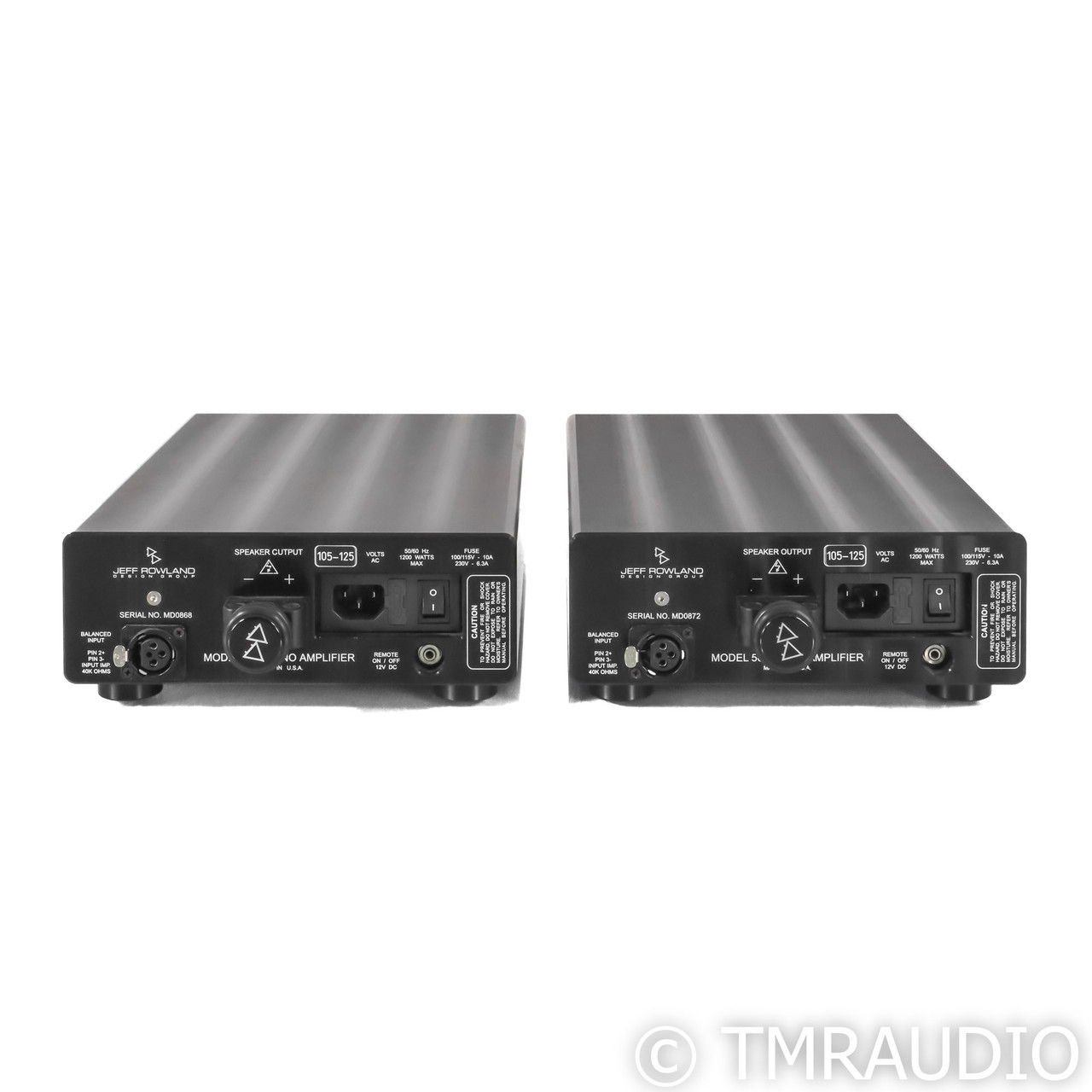 Jeff Rowland Design 501 Monoblock Power Amplifiers; Pai... 5